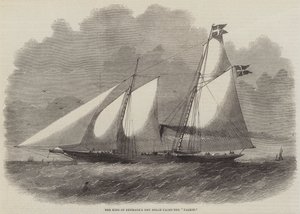 Kongen av Danmarks nye damp-yacht, Falkin